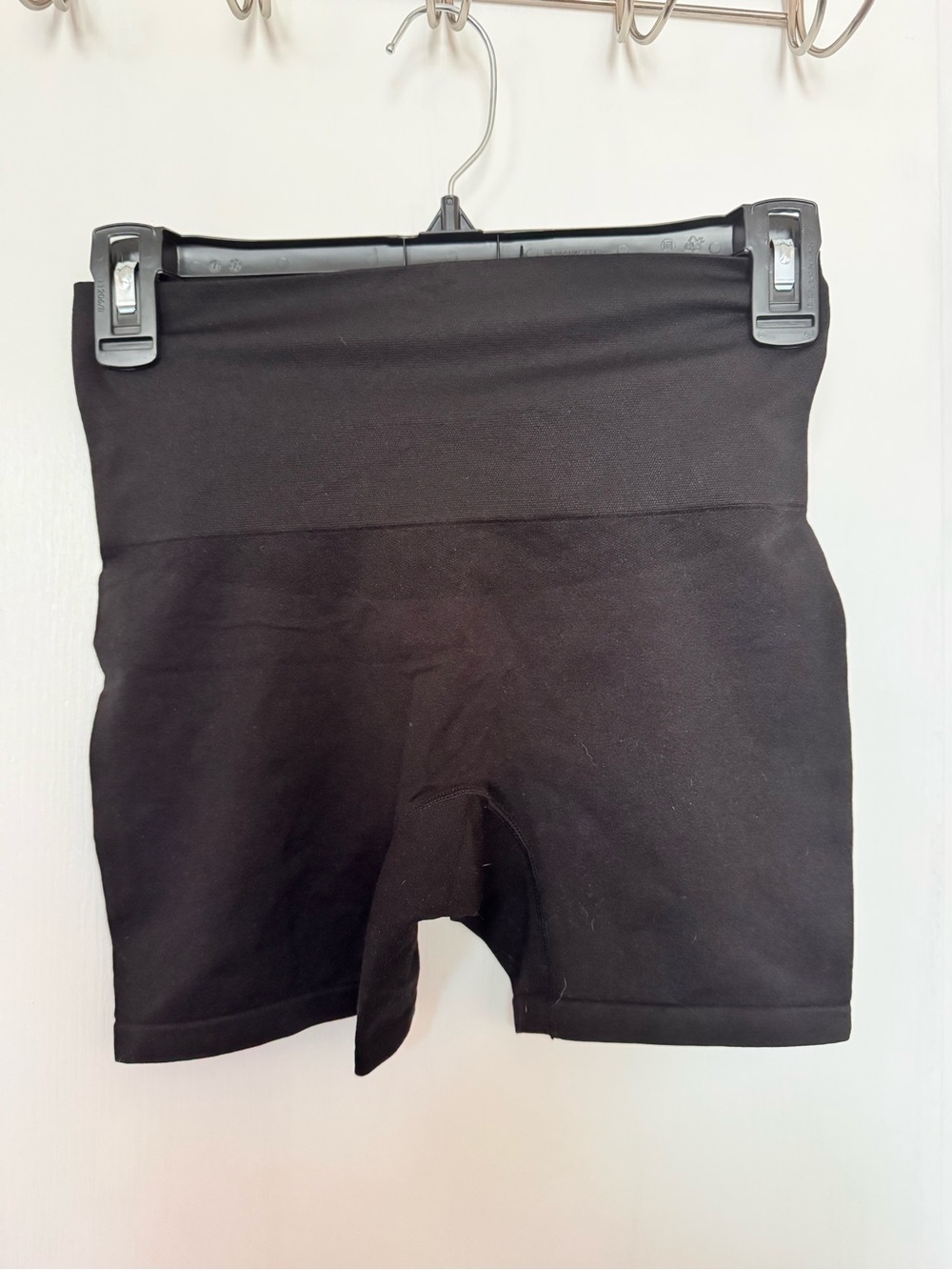 High-Rise Black Women’s Bike Shorts with Supportive Waistband
